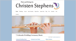 Desktop Screenshot of christenstephens.com